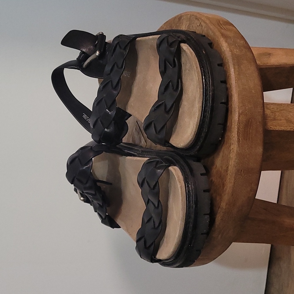 Michael Kors Braided Strap Sandals